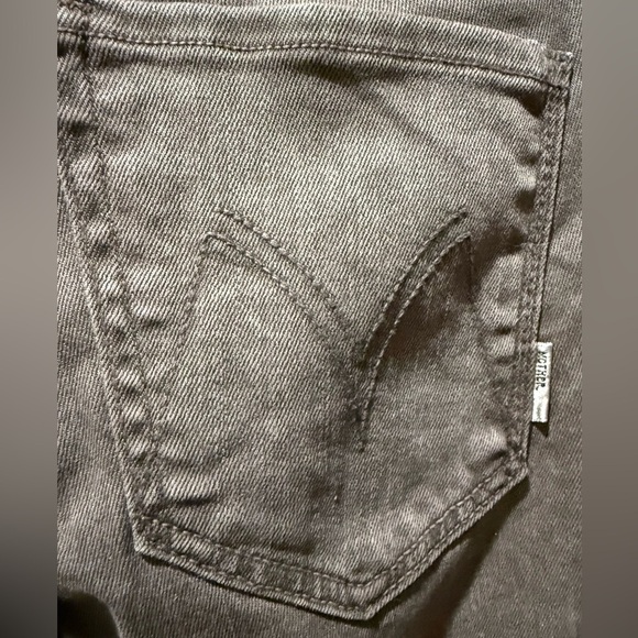 Mother "The Looker pop!" Brown Low Rise Skinny Jeans in Dye-Clay - Picture 6 of 8